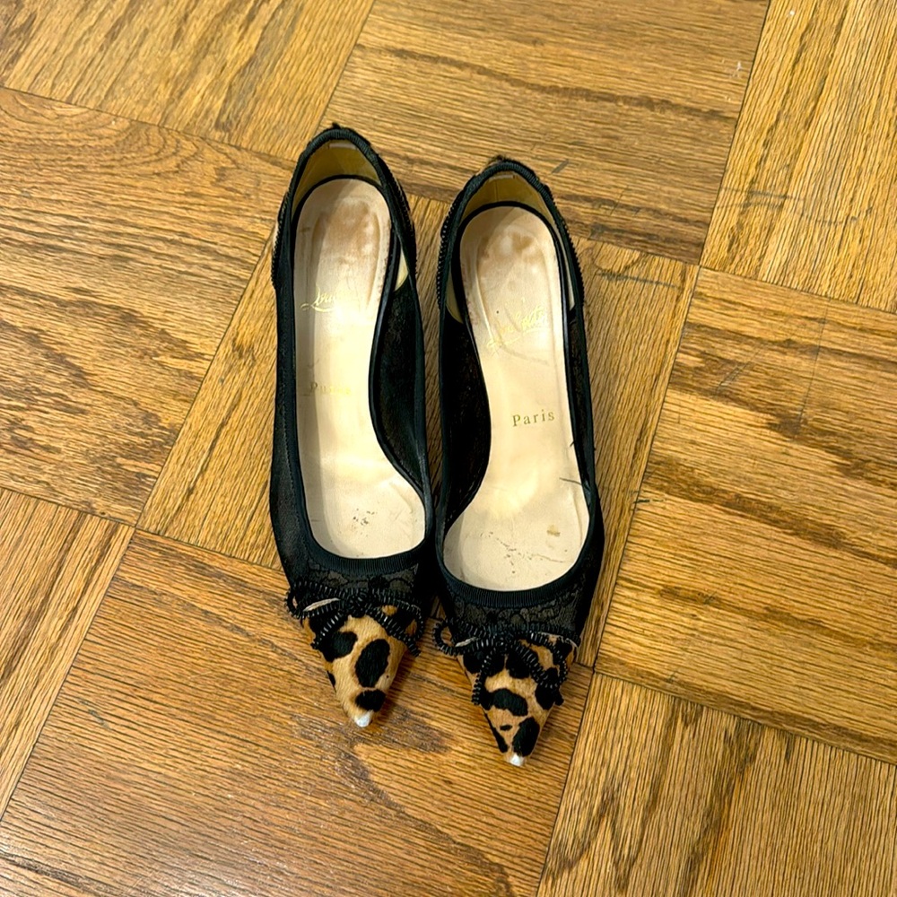 Christian Louboutin heels with dustbag size 37.5